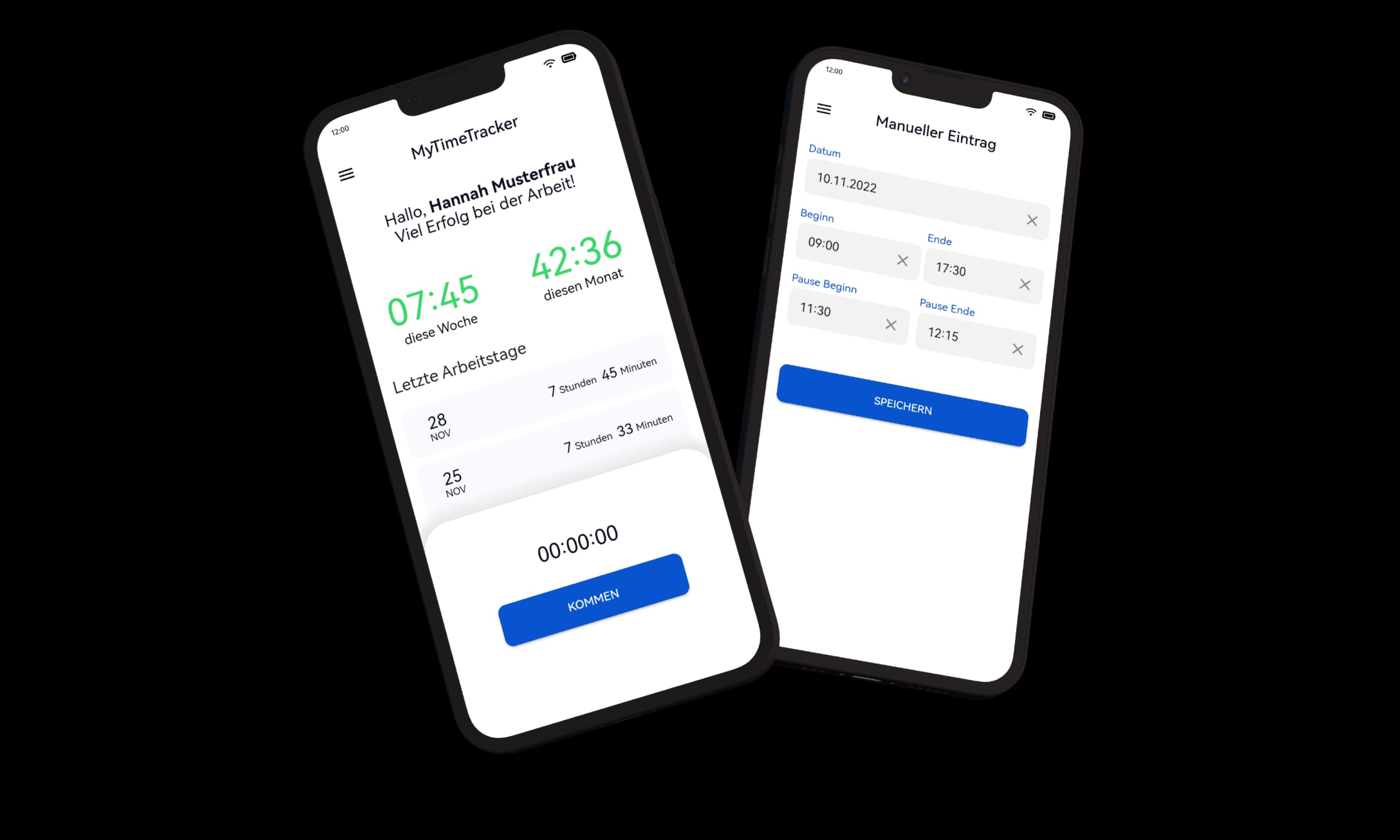 MyTimeTracker App für die mobile Zeiterfassung im Handwerk