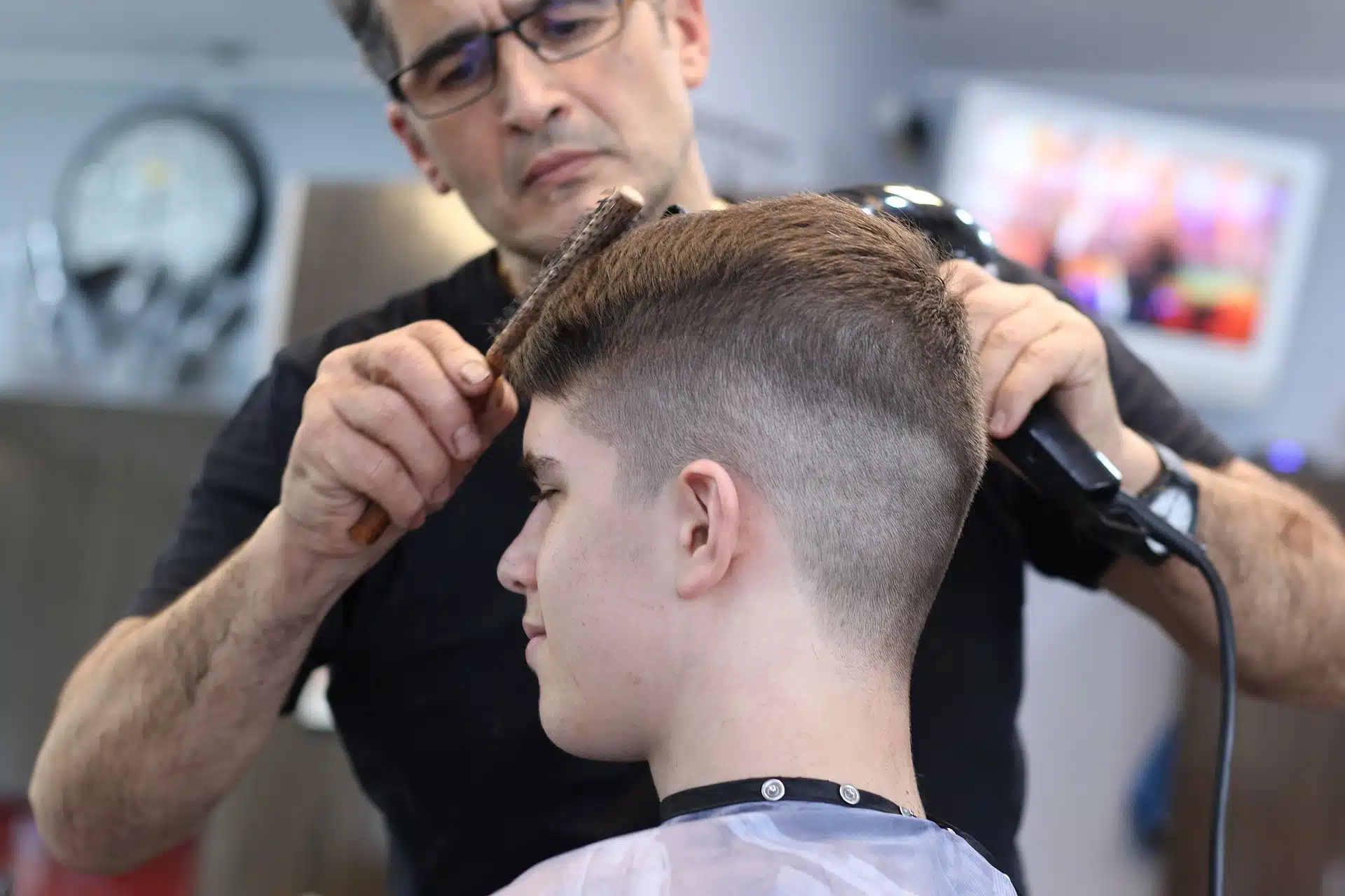 Symbolbild Zeiterfassung Friseursalon